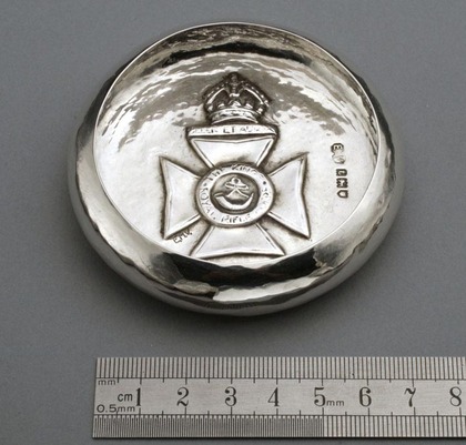 Arts and Crafts Commemorative Silver Bowl - The Kings Royal Rifle Corps
